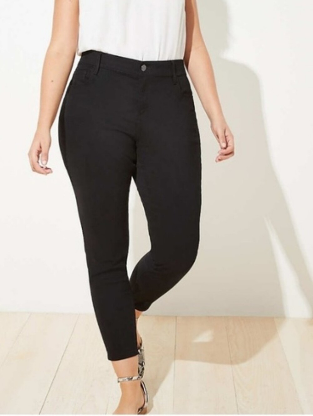 LOFT Plus | Sateen Stretch Jeans